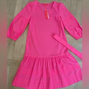 NWT LILLY PULITZER LAYLEE BARBIE PINK DRESS SIZE S.